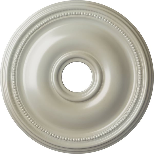 Ekena Millwork Bradford Ceiling Medallion (Fits Canopies up to 4 3/8"), 18 1/8"OD x 3 3/4"ID x 1 1/8"P, Flash Blue CM18BRFBS - main